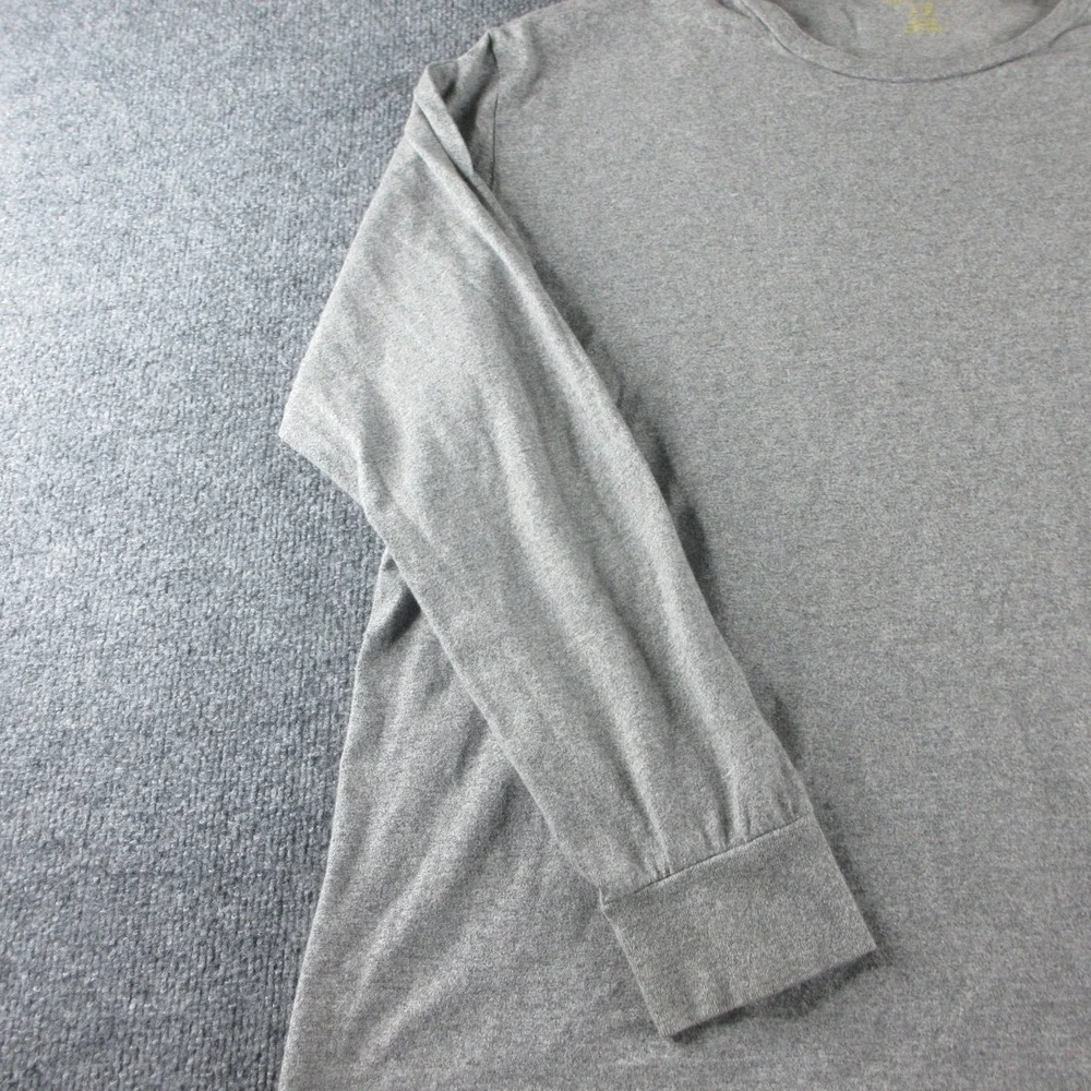 Polo Ralph Lauren Shirt Mens L Gray Long Sleeve Pony Logo Crewneck Tee Casual